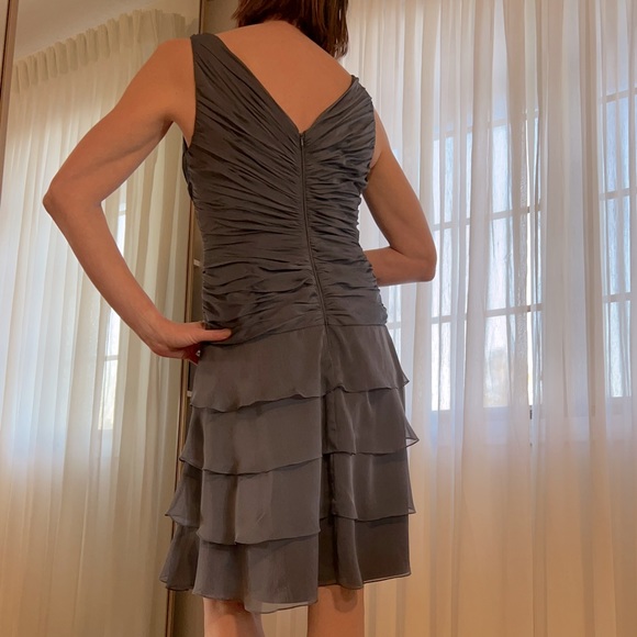 Dusty Blue Laura Formal Dress - Size 12 - Picture 2 of 9